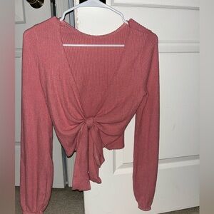 Pink Long Sleeve Tie